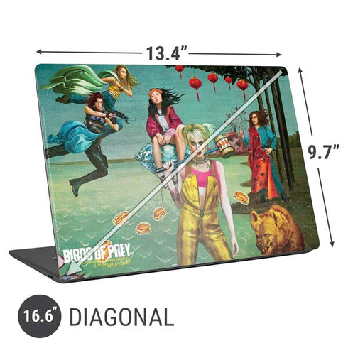 DC Comics Harley Quinn Birds of Prey Variant Movie Poster Universal Laptop 16.6in (13.4 x 9.7in) Skin